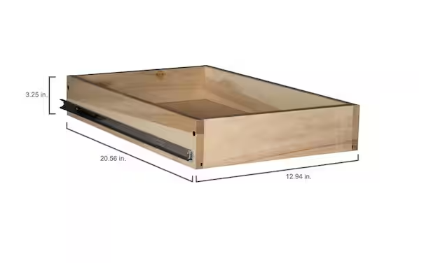 13 in. Pull-Out Drawer for 18 in. Base Cabinet