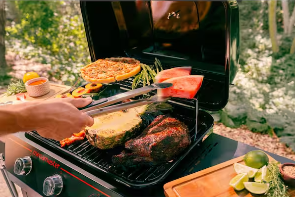 3-Burner Propane Gas Grill in Black