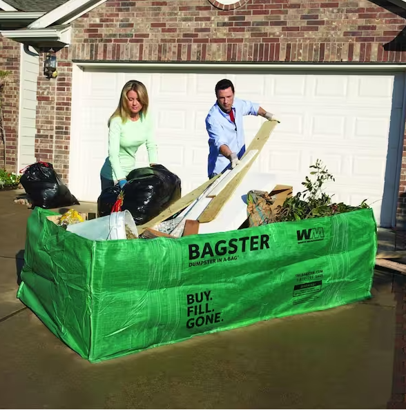 WM Bagster Dumpster In A Bag 8' x 4' x 2'6" 3CUY 3300lb Weight, 331