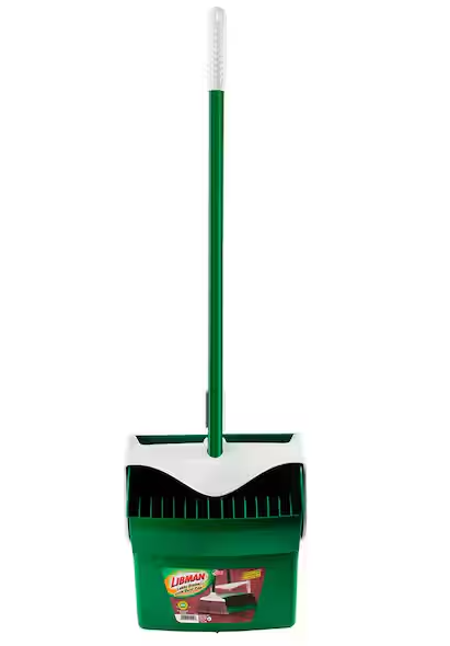 12 in. Lobby Broom and Dustpan Set