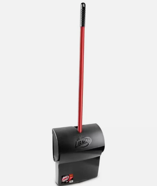 Libman Angle Broom and Lobby Dustpan 11 in. 2-Piece Combo Set