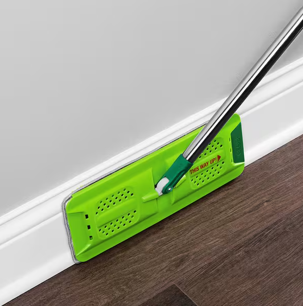 Rinse 'N Wring Microfiber Flat Mop and Bucket System with Extra Refill Pad and Refill Pad (3-Count) Combo