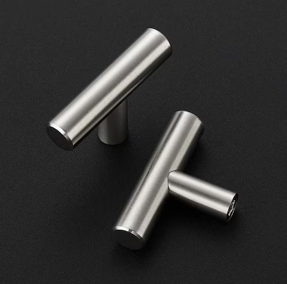40-Pack 2 in. Brushed Nickel Kitchen Cabinet Knobs, Stainless Steel Single Hole T Bar Cabinet Pulls