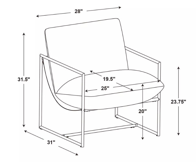 Metal Framed Sling Chair - Room Essentials