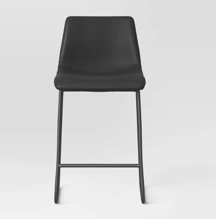 Bowden Faux Leather Counter Height Barstool - Threshold