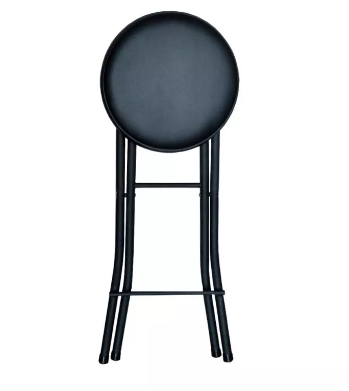 Peakform Vinyl Folding Stool Black
