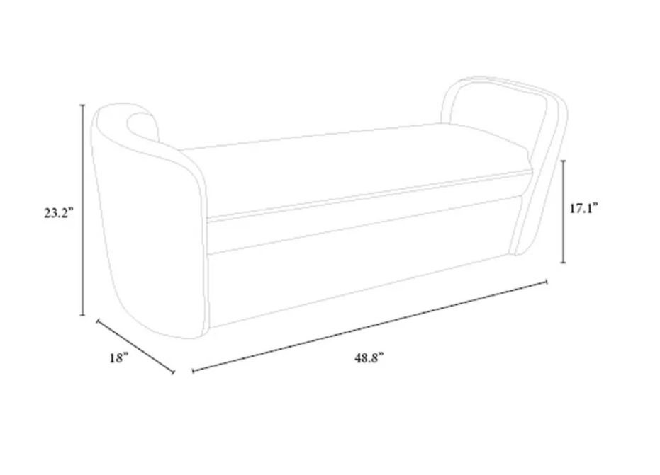 Springdell Rounded Bench - Threshold™ designed with Studio McGee