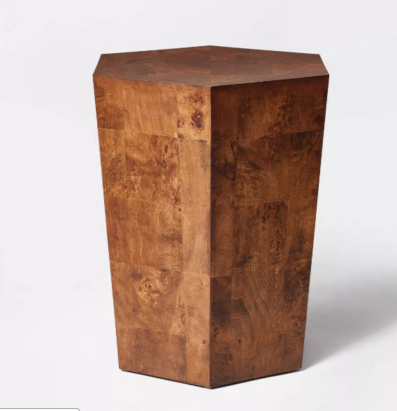 Ogden Burled Wood Accent Table - Threshold™ designed with Studio McGee