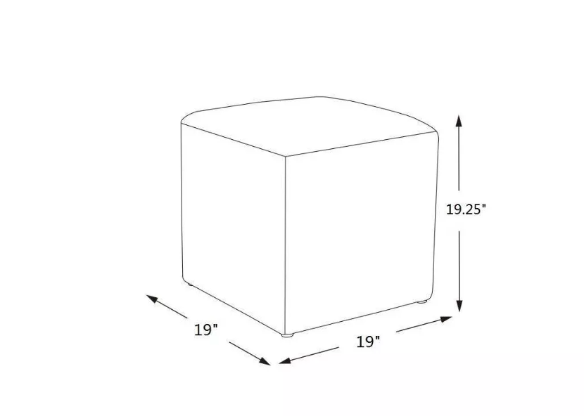 Lynwood Square Upholstered Cube Ottoman - Threshold™ designed with Studio McGee