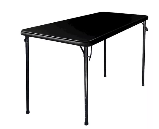 Peakform 20"x48" Folding Table Black