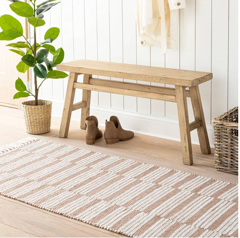 Thatcher Wood Bench - Threshold designed with Studio McGee