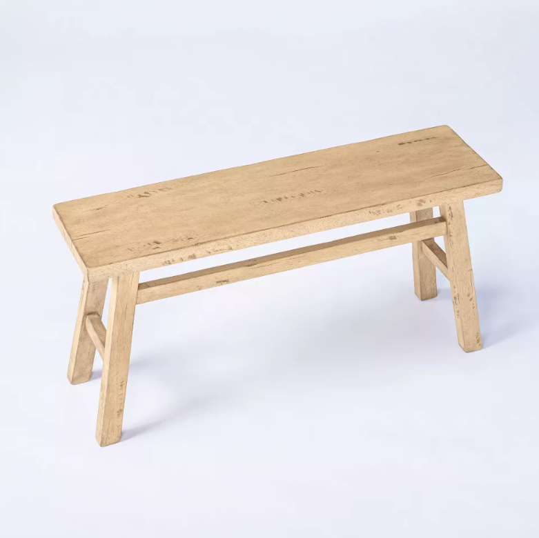 Thatcher Wood Bench - Threshold designed with Studio McGee