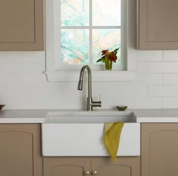 Restore 4 in. x 16 in. Ceramic Bright White Subway Tile (13.20 sq. ft./Case)
