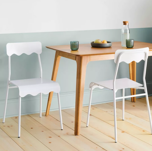 Set of 2 Wavy Metal Dining Chair - Room Essentials