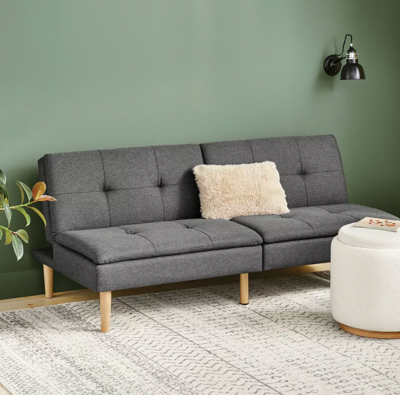 69" Tufted Futon Sofa - Room Essentials