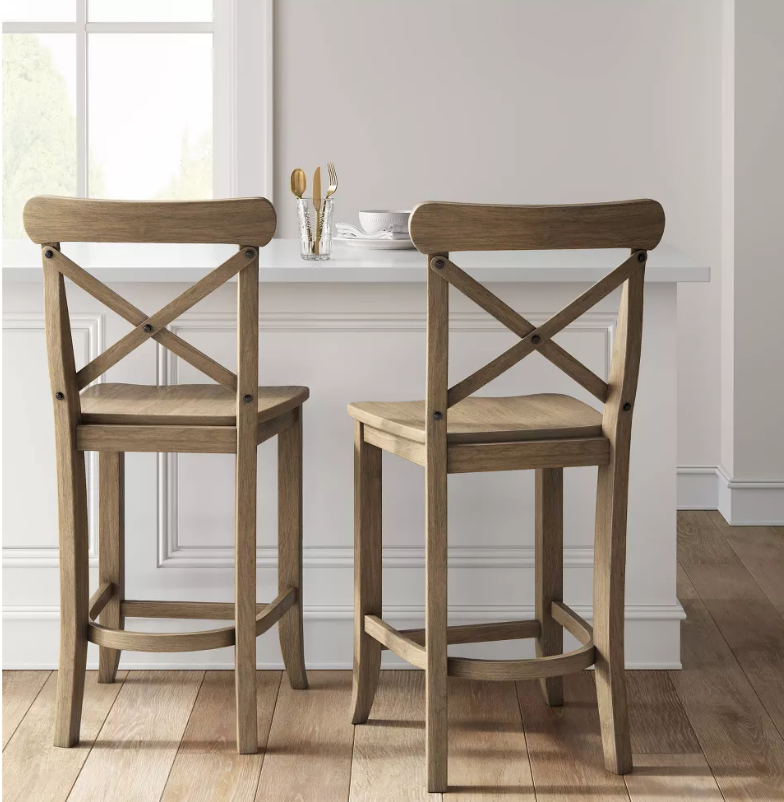 24" Litchfield X-Back Counter Height Barstool - Threshold