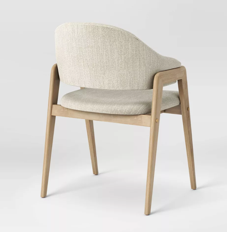 Ingleside Open Back Upholstered Wood Frame Dining Chair - Threshold™