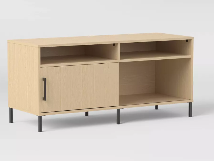 Mixed Material TV Storage Stand for TVs up to 54" with Sliding Doors - Room Essentials™