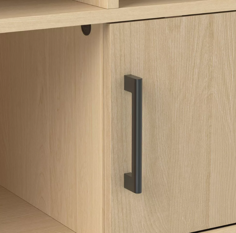 Mixed Material TV Storage Stand for TVs up to 54" with Sliding Doors - Room Essentials™