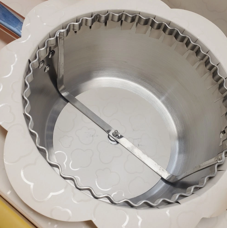 PopSmith Pop Smith The Popper Cream 6 Quart Stovetop Popcorn Stainless Steel