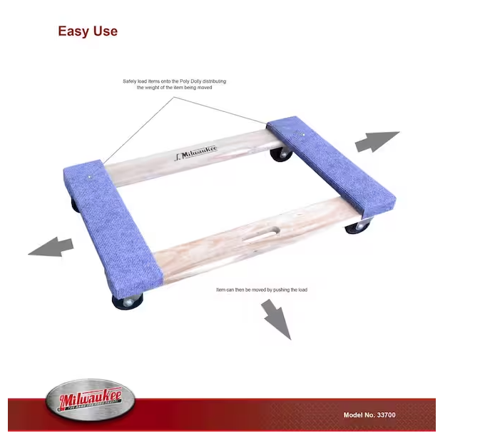 1,000 lb. Capacity Furniture Dolly
