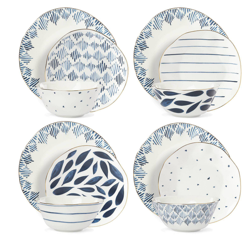Lenox Blue Bay 12-pc. Dinnerware Set