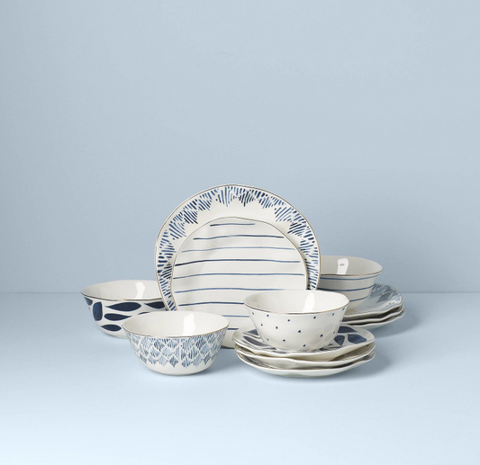 Lenox Blue Bay 12-pc. Dinnerware Set