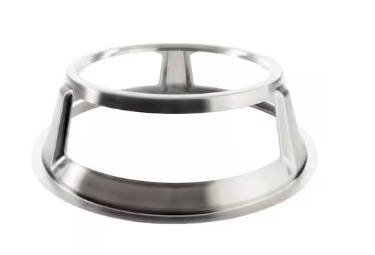 Hub 18.5 in. round stainless steel cooktop adapter for Yukon fire pit