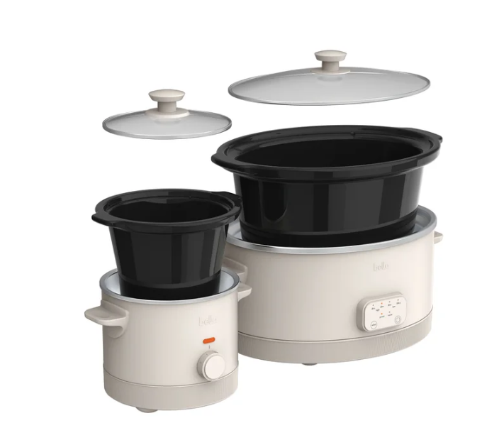 bella 6-quart Programmable Slow Cooker with Additional 2-quart Slow Cooker Set