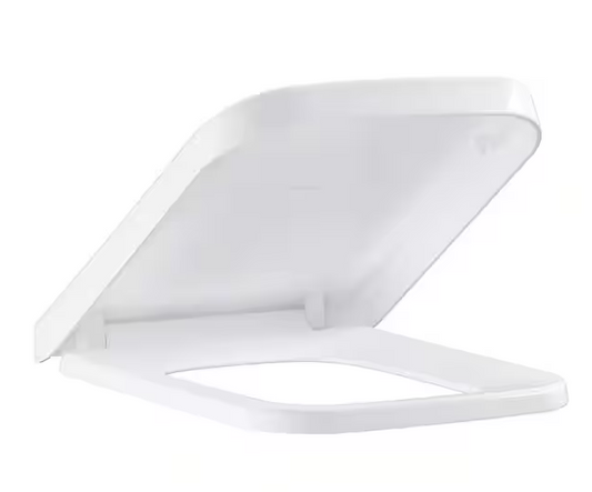 Eurocube Elongated Toilet Seat in Alpine White