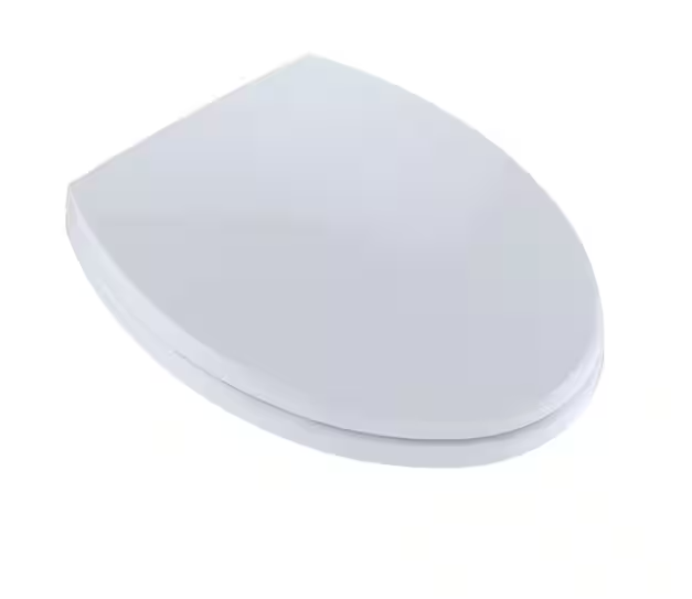 Elongated Soft Close Toilet Seat in Cotton White