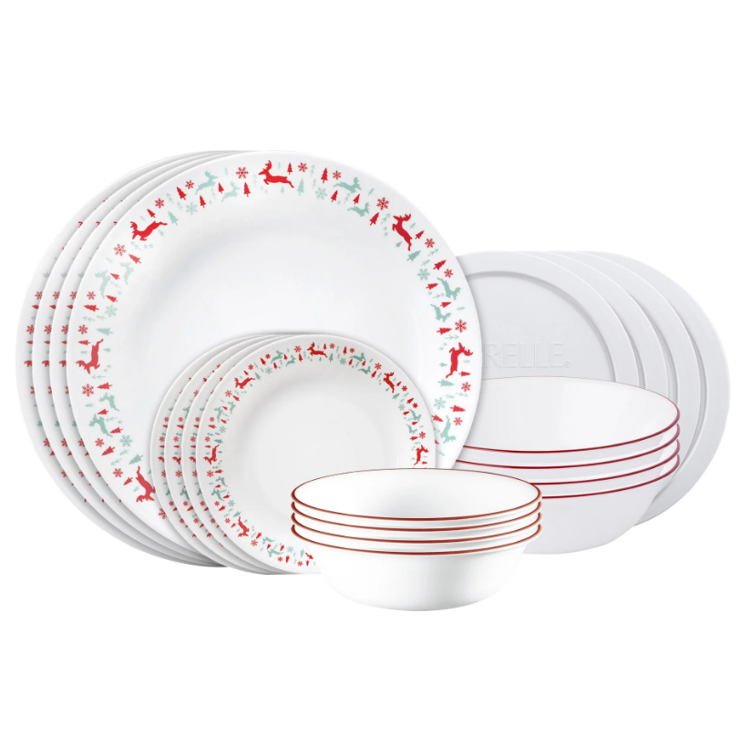 Corelle Be Merry 20-piece Dinnerware Set