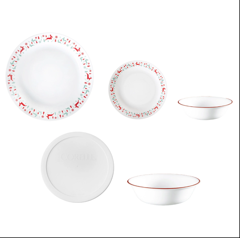 Corelle Be Merry 20-piece Dinnerware Set