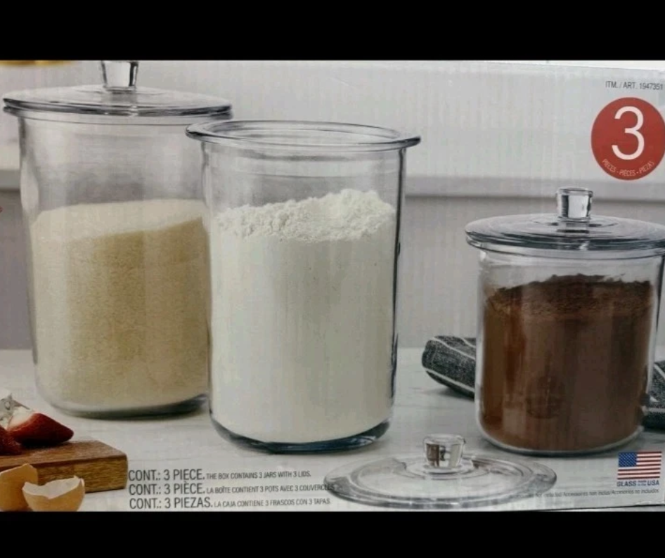 Anchor Hocking, 3 Count - Goode Sundry Glass Storage Jar
