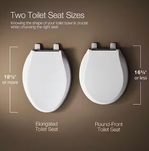 Broadwood Round Toilet Seat in White