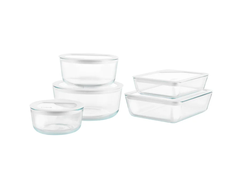 Pyrex 10-piece Ultimate Glass Food Storage Set