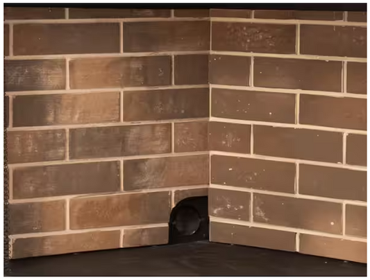 Firebrick Panel Set for 32 in. Zero Clearance Ventless Dual Fuel Fireplace Insert