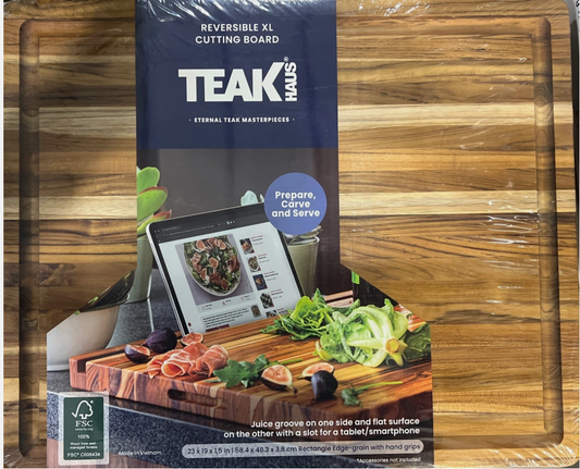 Teak Haus Reversible XL Cutting Board