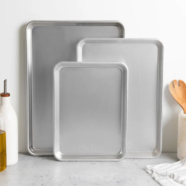 Nordic Ware Naturals 3-piece Baking Sheet Set