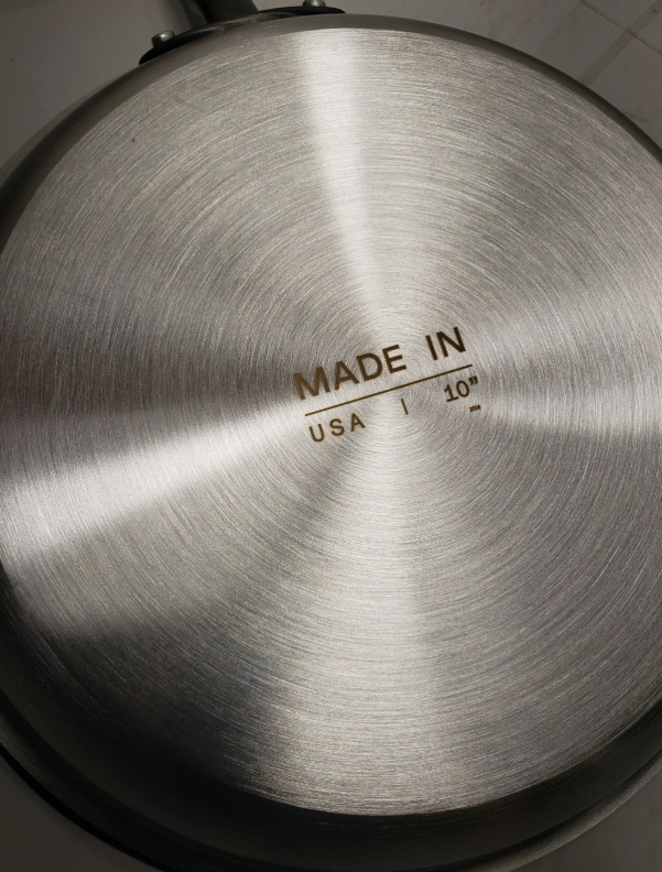 Cookware 2pc CeramiClad Non-Stick Frying Pan Set 10" & 12" Nickel