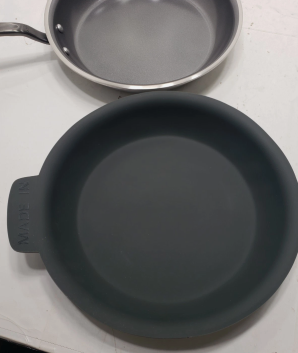 Cookware 2pc CeramiClad Non-Stick Frying Pan Set 10" & 12" Nickel