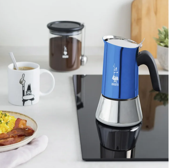 Bialetti Venus Blue Stainless Steel 6 Cup
