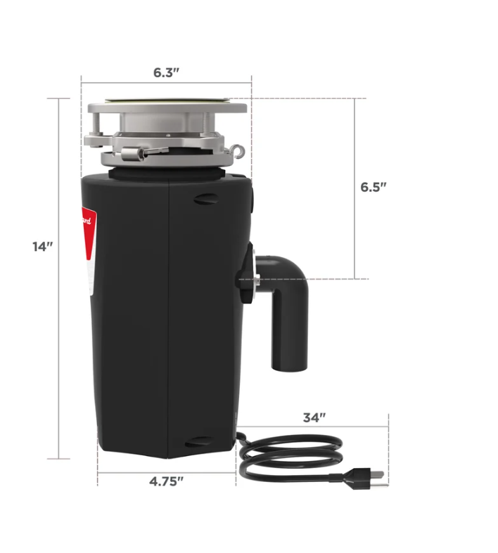 American Standard Slim-Line 1.25HP Garbage Disposer
