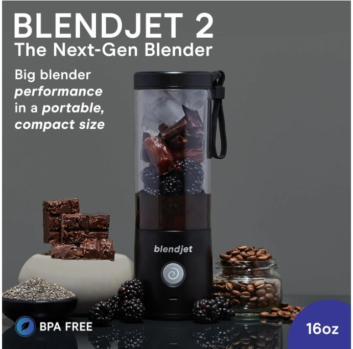 BlendJet 2, the Original Portable Blender, Black