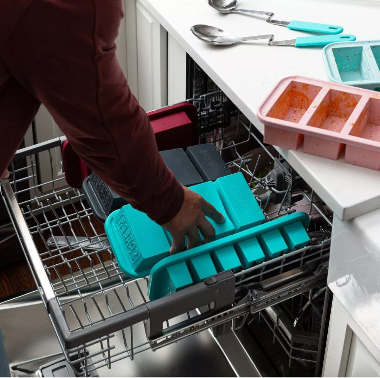 Souper Cubes 5pk Ultimate Food Freezing Tray Set Aqua Blue