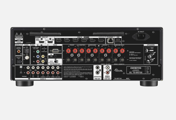 Onkyo TX-NR7100 9.2-Channel THX Certified AV Receiver with Dolby Atmos