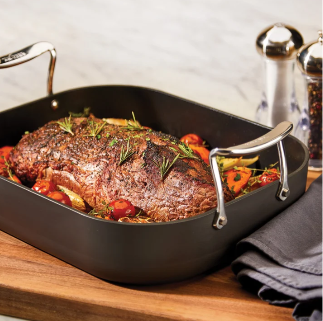 All-Clad Hard Anodized Nonstick Roaster with Rack