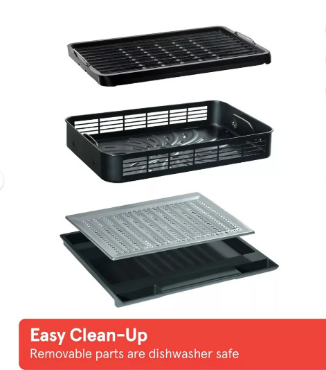 Gourmia FoodStation Smokeless Grill, Griddle, Air Fryer