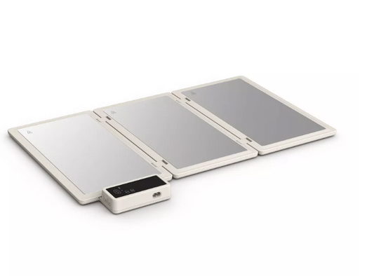 bella Fold and Store Warming Tray Oatmilk