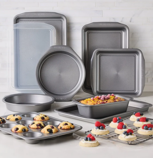 Circulon 10pc Total Nonstick Bakeware Set Gray